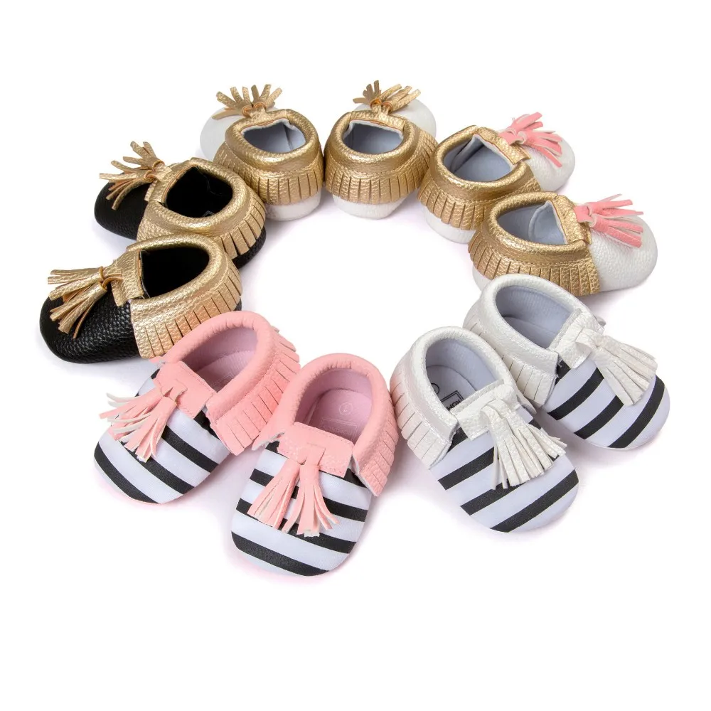 Детские мокасины из искусственной замши; Брендовая детская обувь для новорожденных; мокасины из замши; детские мокасины с бахромой; нескользящая обувь