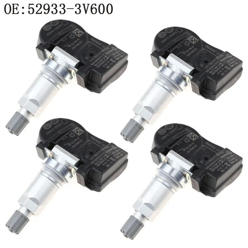 4 шт. TPMS Датчик давления в шинах для- hyundai i40 Grandeur Azera hyundai i40 52933-3V600 529333V600 433 МГц