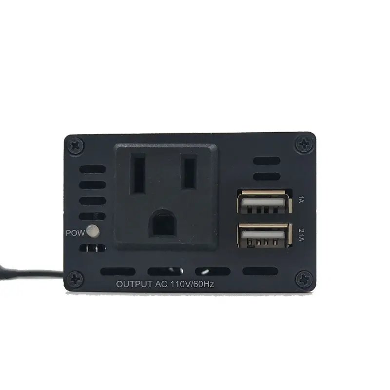 150 Вт автомобильный инвертор питания двойной USB 3.1A 12 В до 100 в розетка конвертер автомобильное зарядное устройство адаптер