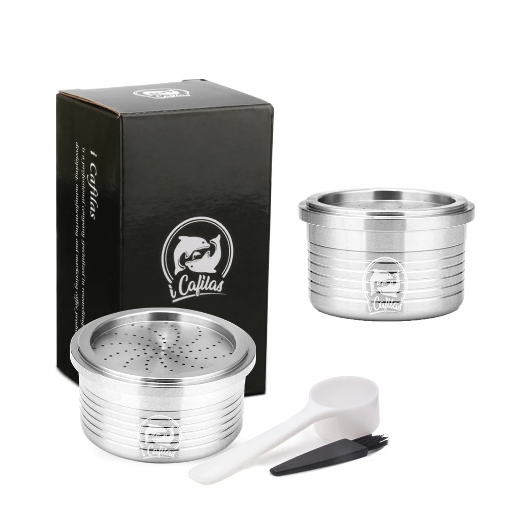 2 Coffee Capsule Металлическая кофейная капсула из нержавеющей стали для Lavazza Espresso Point EP-950 EP-2500 PLUS многоразовая кофейная чашка - Цвет: 2 Coffee Capsule