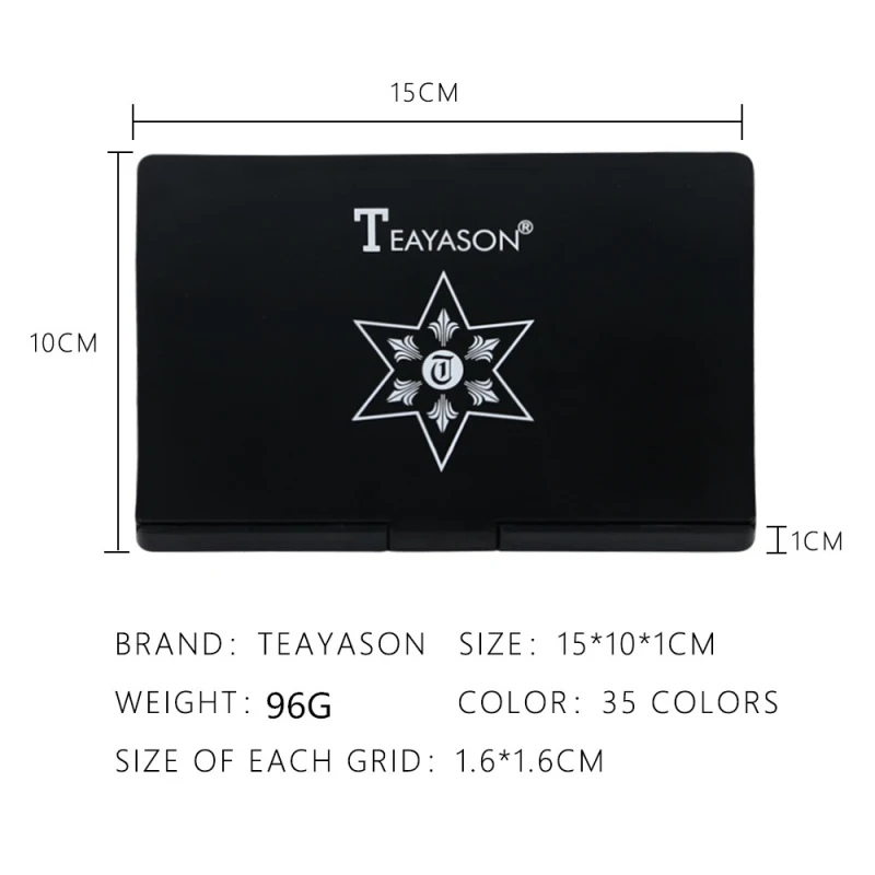 TEAYASON 35 цветов Тени для век Косметические матовые тени для век Крем Макияж Палитра мерцание легко носить и горячий продукт TSLM1
