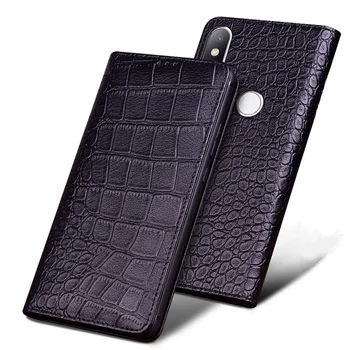 

High-end full grain genuine leather magnetic holder case for Xiaomi Mi8/Xiaomi Mi8 SE/Xiaomi Mi8 Lite flip phone bag stand capa