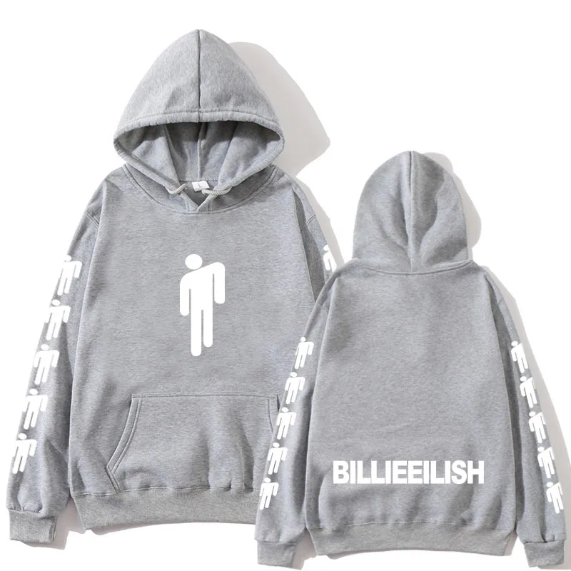 Новинка,, худи с принтом Billie Eilish, спортивная одежда для мужчин, wo, Мужская черная толстовка с капюшоном, пара флисовых свитеров, простой теплый пуловер, худи, пальто