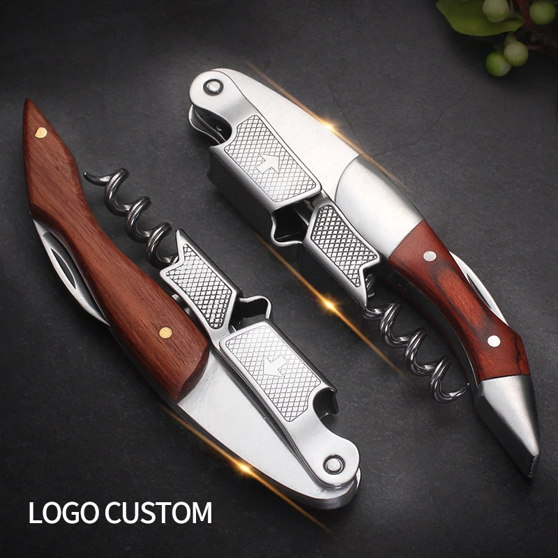 Foil-Cutter Bottle-Opener Corkscrew Gift Waiters Wine-Lovers Professional for And