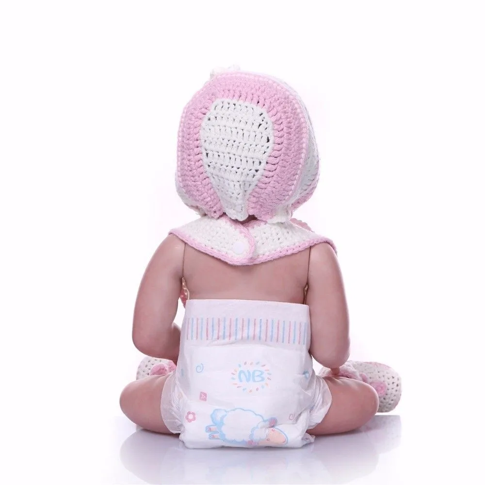 Виниловые силиконовые куклы для новорожденных на ощупь купания интерактивные