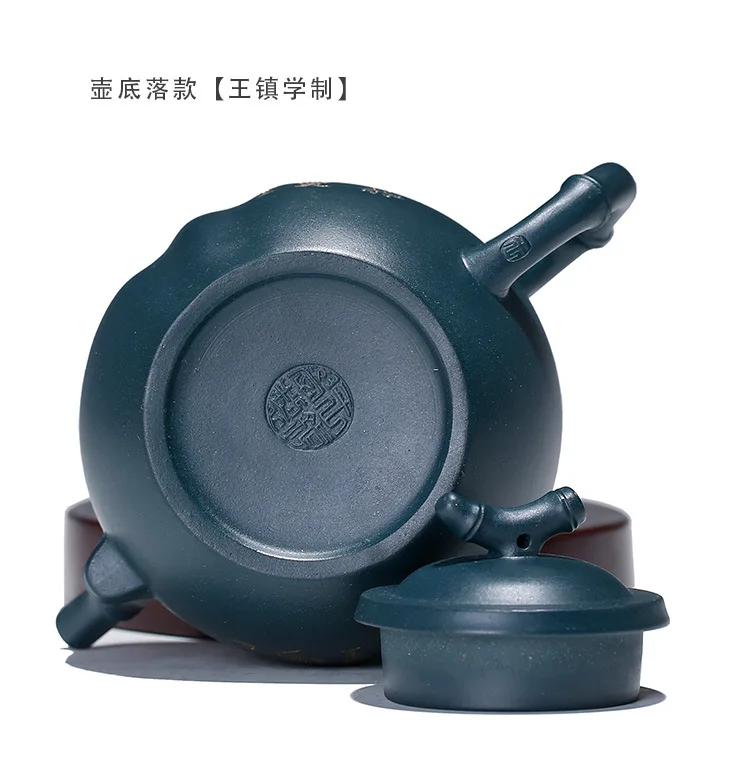 Yixing Clay Teapot Entirely Handmade Genuine Product Wholesale Wang Zhen Learn Nation Technologist Raw Ore mo lulin arts&cralts
