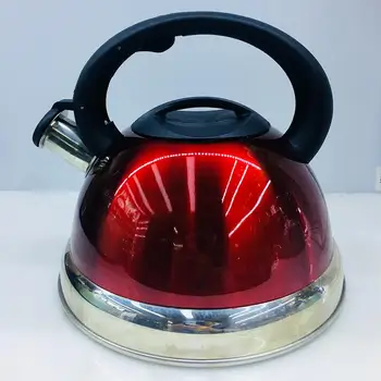 

3L Stainless Steel Whistling Tea Kettle Food Grade Tea Pot With Heat-Proof Handle - Stovetop Suitable For All Heat Sources