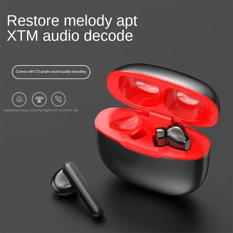L33 TWS Wireless Bluetooth Earphone Lntelligent Touch Control With Stereo Bass Sound Smart Connect Earbuds