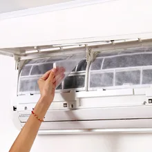 2 шт. DIY самоприлипающий очищающий фильтр для воздуха бумага Внутренняя крышка кондиционер воздуховод Пылезащитная крышка
