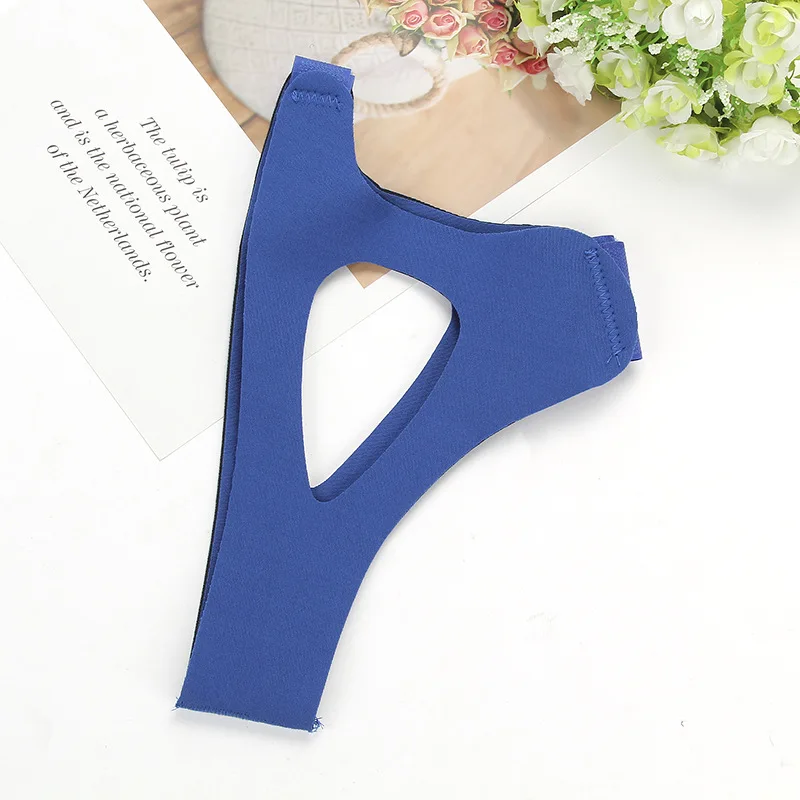 Anti Snoring Chin Strap Anti Snore Stop Snoring Jaw Belt Sleep Support for Woman Man Care Sleeping Tools Black BlUE