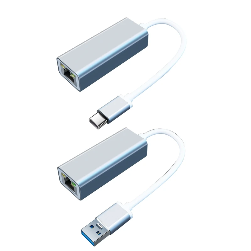

USB гигабитная Ethernet-карта, совместимая с коммутатором MacBook Win8/10, системы для высокоскоростной загрузки, легкая