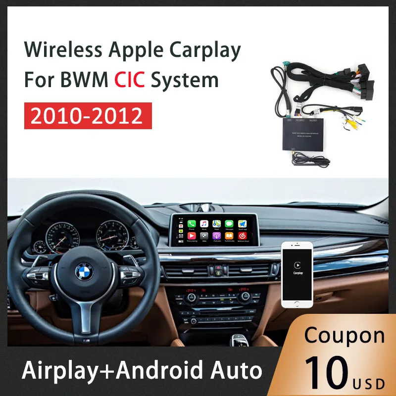 Carlinkit Wireless Carplay/Android Auto Multimedia player Smart Car Retrofit for BWM CIC system Car play Airplay /Mirrorlink
