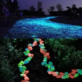 

Cobblestone DIY Fluorescent Conch Beautiful Aquarium Noctiluca Aquarium Fluorite Decorate Night Lighting Walkways Outdoor Decor