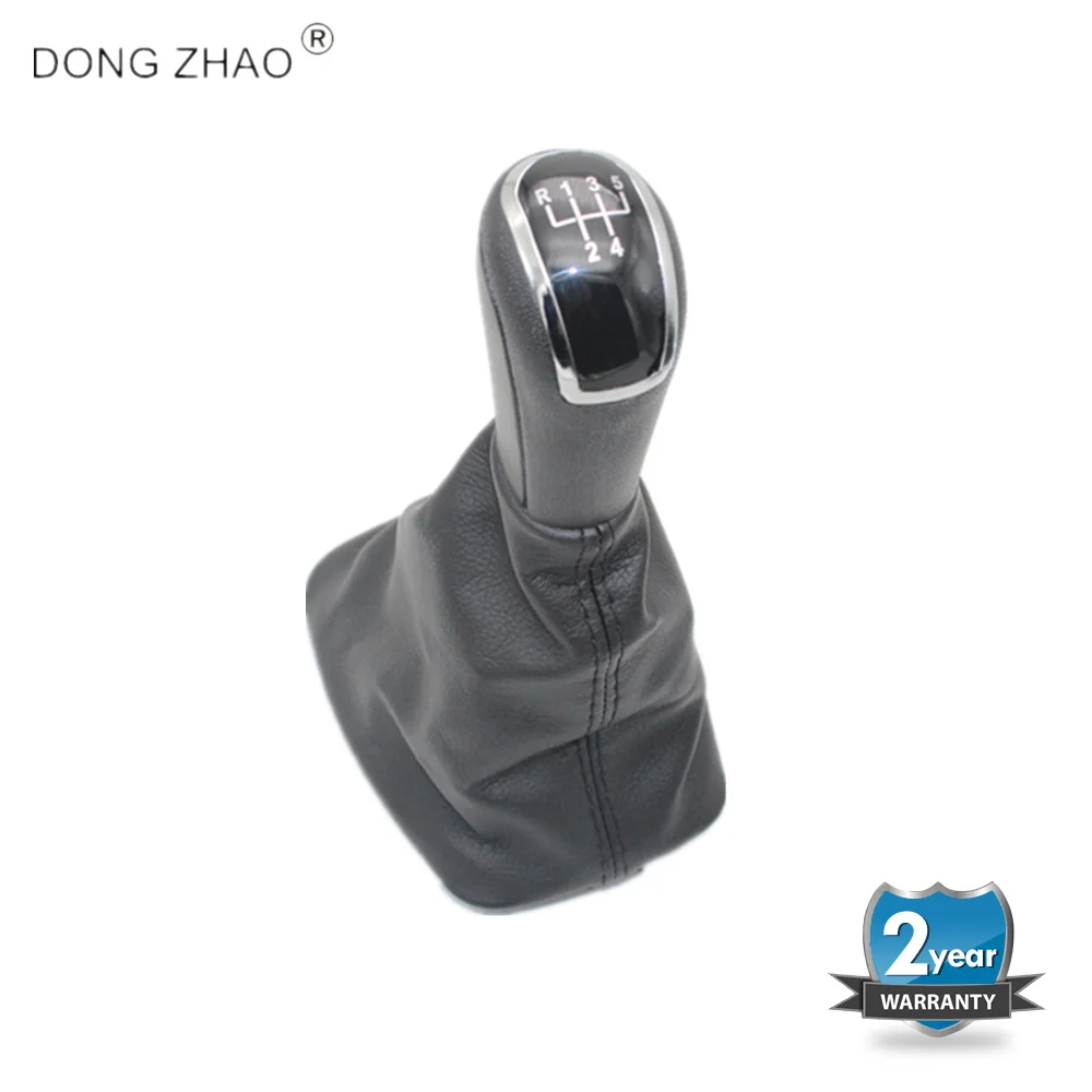 

For Skoda Fabia MK1 1999 2000 2001 2002 2003 2004 2005 2006 2007 2008 Car-Styling 5 Speed Gear Stick Shift Knob Leather Boot