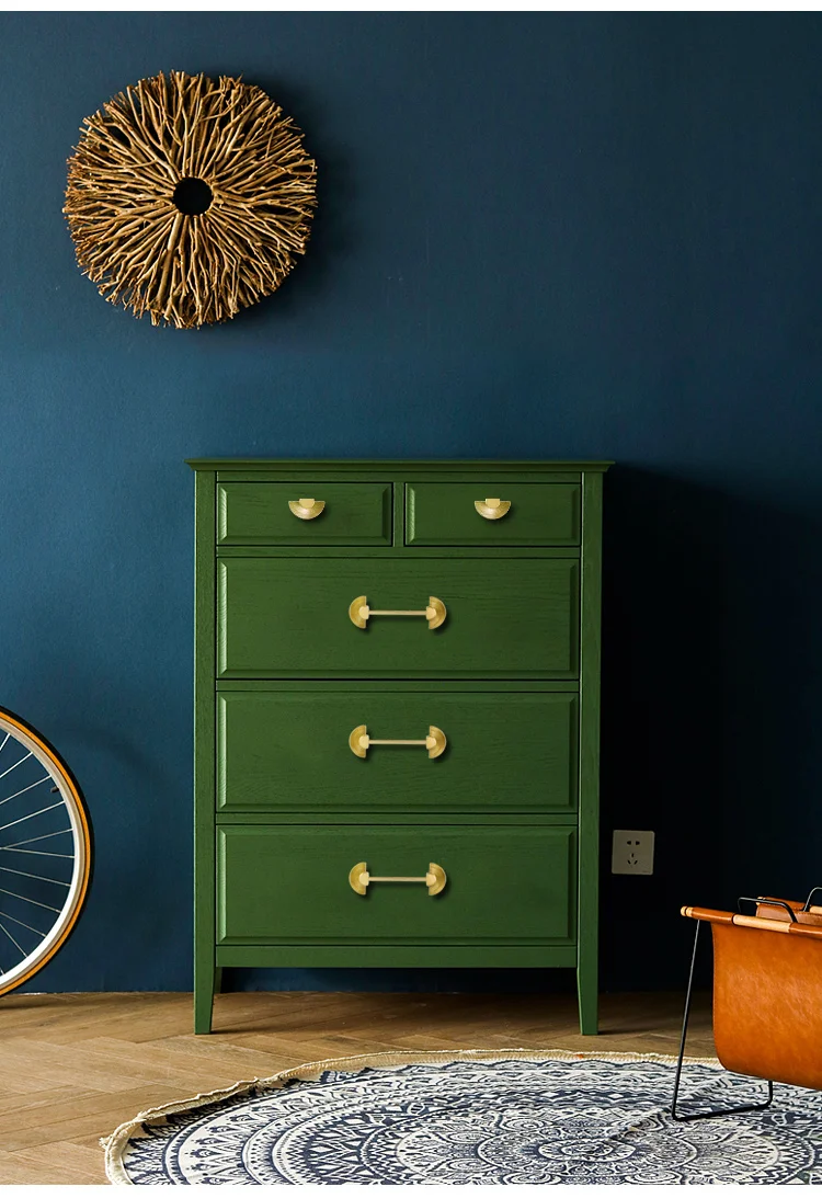 alça de bronze para armário, cozinha, estilo nórdico