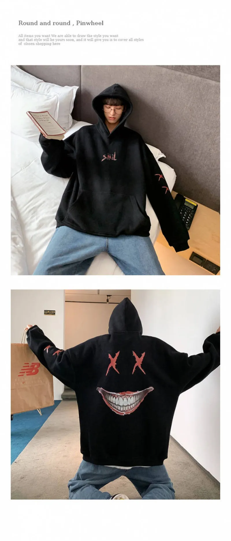 5XL классная японская толстовка с капюшоном в стиле хип-хоп толстовка с капюшоном Повседневная Уличная уличная толстовка с капюшоном для мужчин