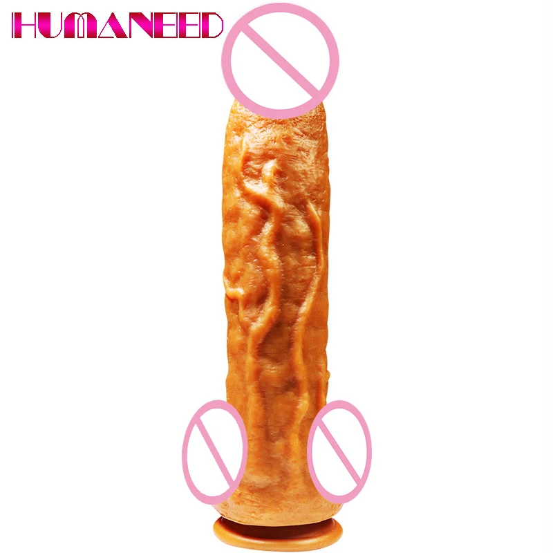 32*7cm Big Realistic Dildo for Women Soft Silicone Artificial Huge Wolf Penis G-spot Massage Dildos Female Masturbation Sex Toys