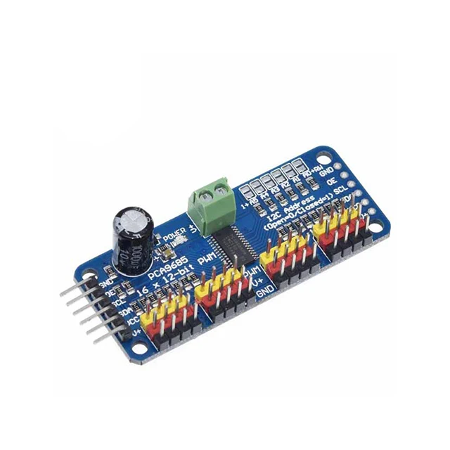 A18 16 канальный видеорегистратор 12 битная ШИМ/Servo Driver I2C интерфейс PCA9685 модуль Raspberry