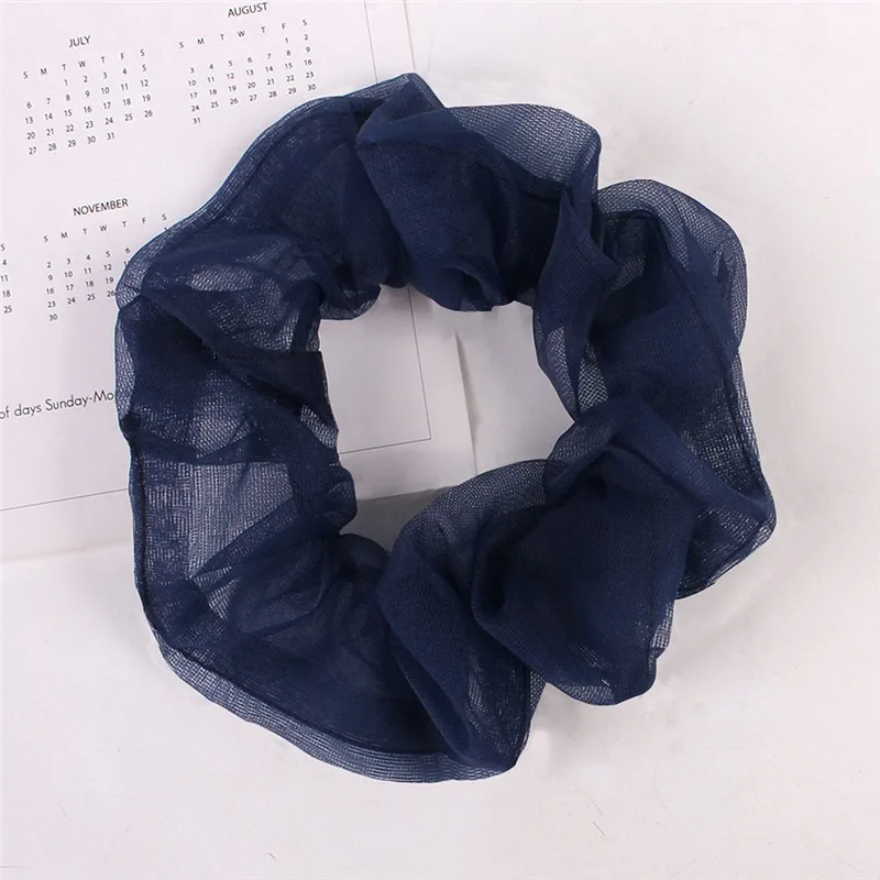 Новые модные Scrunchies Для женщин резинки для волос для девочек Головные УБОРЫ МИЛЫЙ хвост держатель резинка для волос с принтом женские аксессуары для волос - Цвет: 22