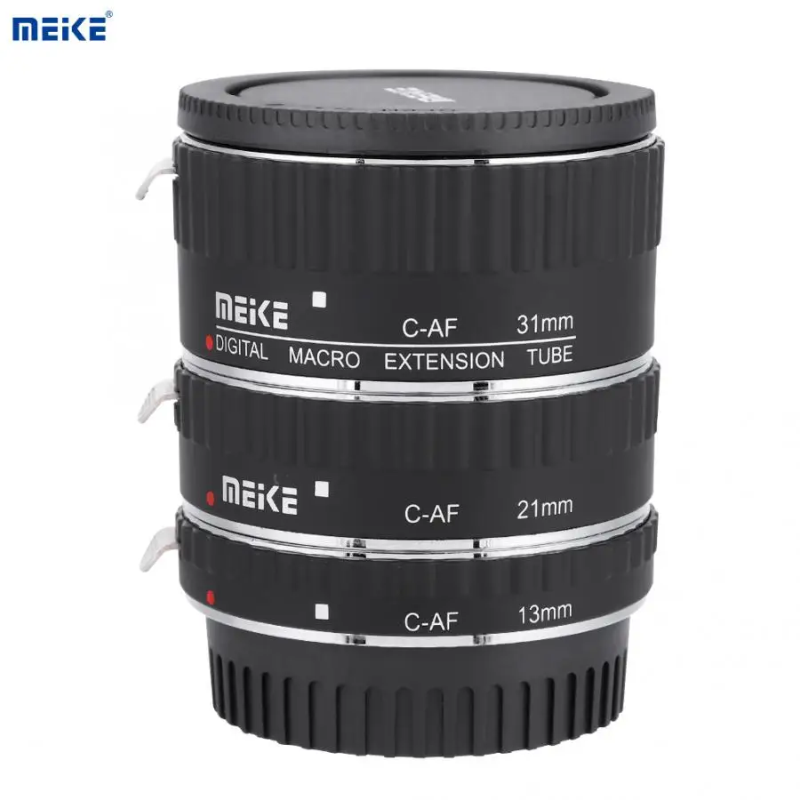 Meike автофокусировка Макро Удлинитель объектива адаптер для фотографий Canon