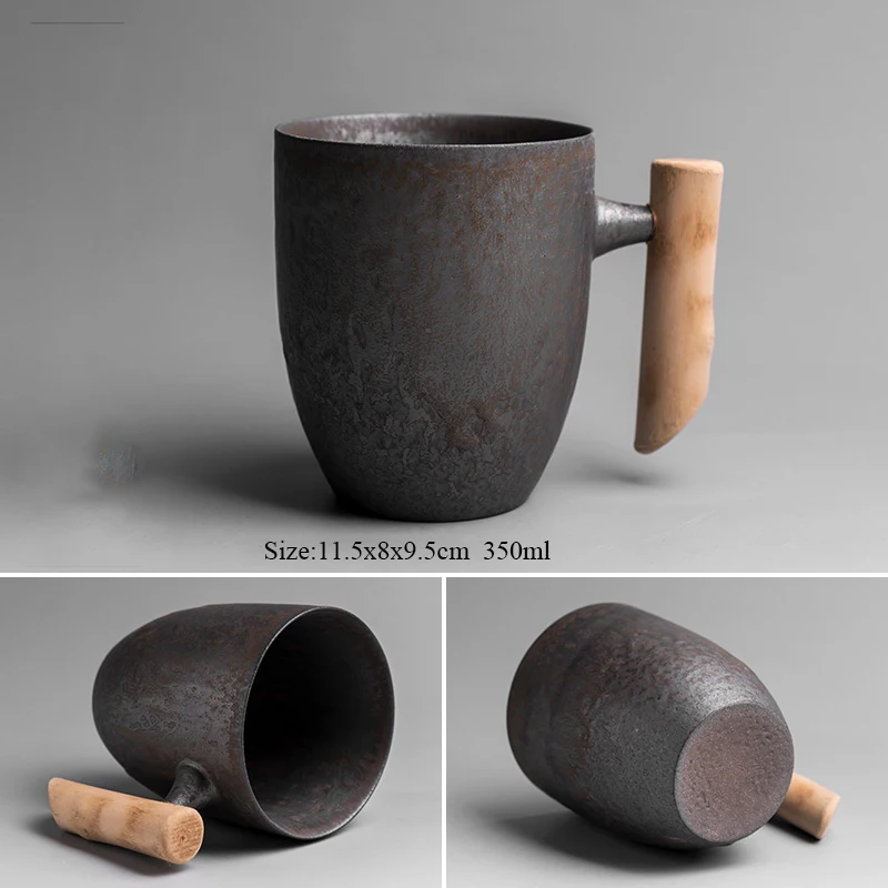 Style C(1 Mugs) LUWU в японском стиле фарфоровые чашки винтажные кофейные чашки китайские кофейные кружки Посуда для напитков - Цвет: Style C(1 Mugs)