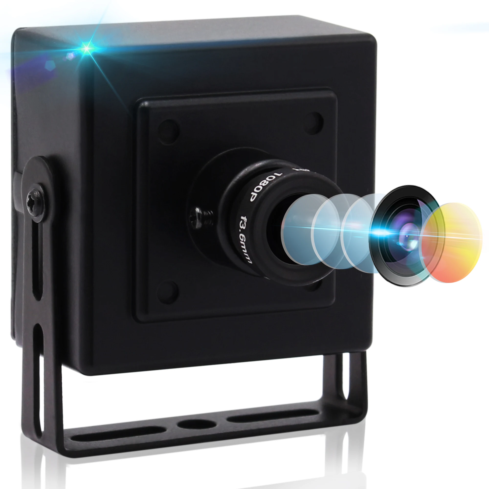 HD 8MP IMX179 Sensor UVC Camera Module Video Webcam with 2.8mm Lens For Windows 