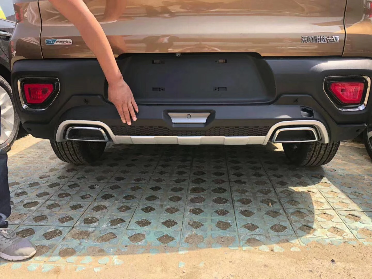 Высококачественный АБС хромированный автомобильный Стайлинг пластик Передний+ задний бампер Защита для Kia Sportage R- аксессуары
