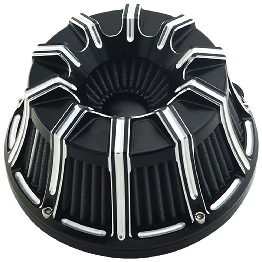 Воздухозаборник Cnc Cut мотоцикл фильтр комплект для Dyna 2000- Softail 2000- Touring 2000-2007