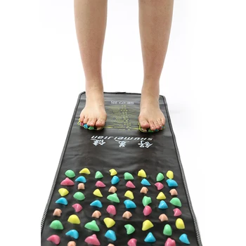 

Colorful Cobblestone Foot Reflexology Massage Pad Walk Stone Chinese Health Care Foot Massager Cushion For Relax Body Pain