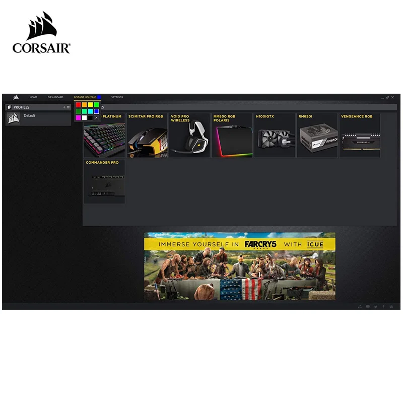 Механическая игровая клавиатура CORSAIR K70 LUX RGB-управление через USB и медиа-линейный и тихий-RGB светодиодный Bac