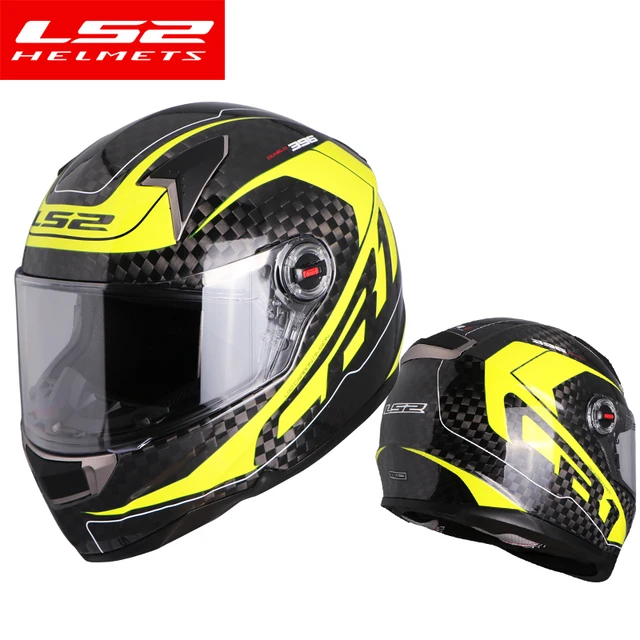 100% Original LS2 FF396 carbon fiber motorcycle helmet LS2 full face  helmets casco casque moto no pump ECE|Helmets| - AliExpress
