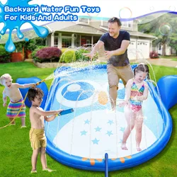 Tapis de plage gonflable pour enfants, 177 CM, jeu d'été pour bébés, hibou d'eau, pelouse, Spray d'eau, jouets baignoire piscine en plein air 