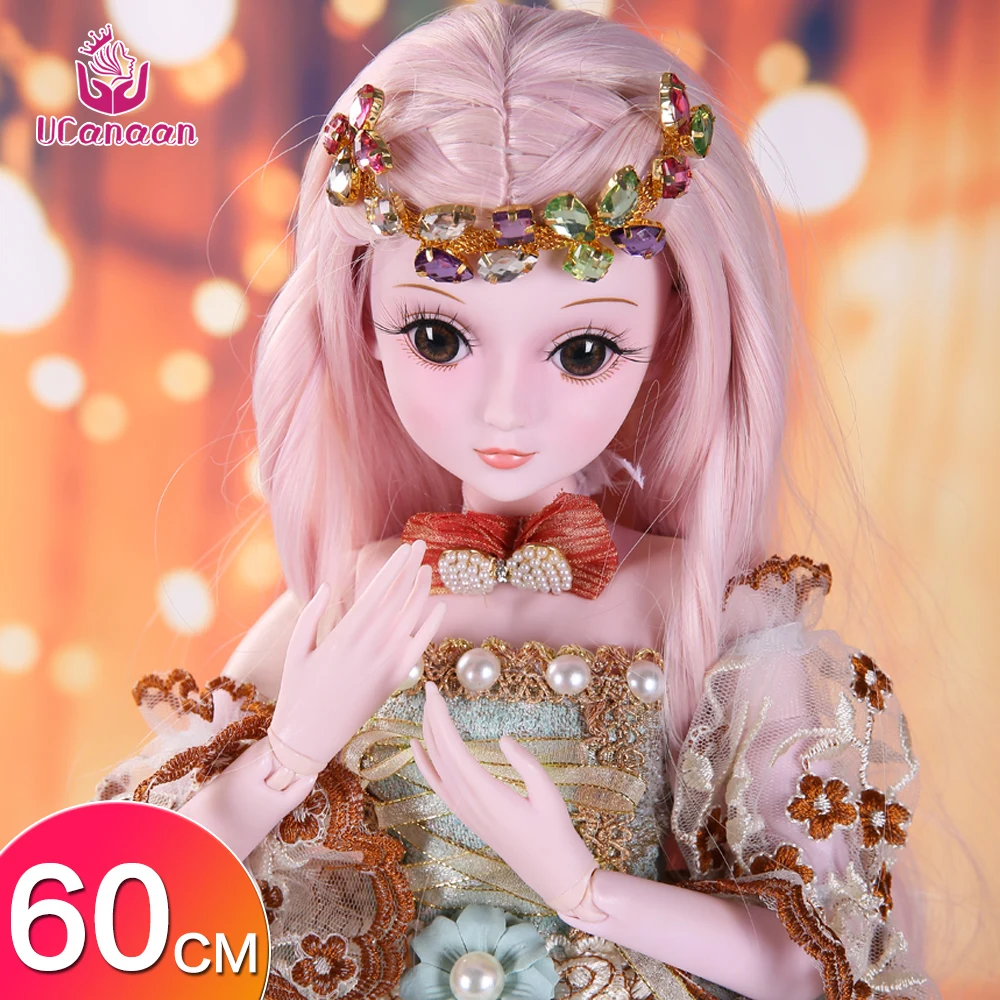 style10 UCanaan 23,6 ''BJD SD кукла 19 шаровых суставов куклы с одеждой наряд обувь парик волосы макияж для девочек - Цвет: style10