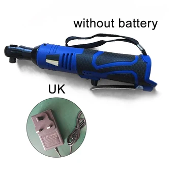 

Electric Wrench Ratchet Right Angle Cordless With Charger Power Motor Kit Tool