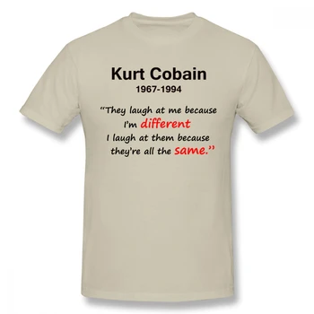 

Kurt Cobain T-shirt For Men Plus Size 4XL 6XL Group Camiseta