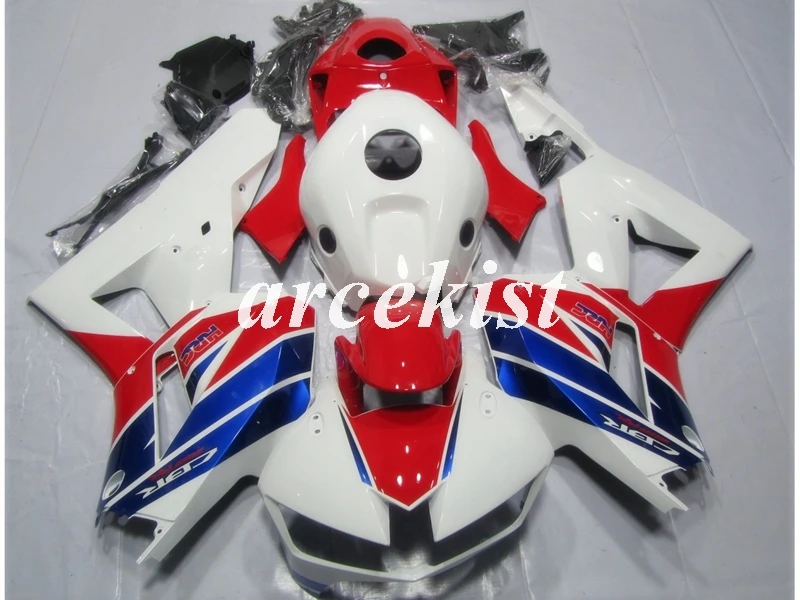 Литьевая Форма ABS мотоцикл обтекатели комплект подходит для CBR600RR F5 13 14 15 16 17 CBR600 2013 тела набор красный repsol