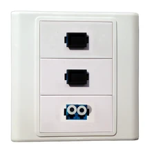 SC+ LC модули, информация настенная пластина, крышка розетки, настенное крепление, лицевая панель, разъем, порт для домашнего офиса, кабельная система