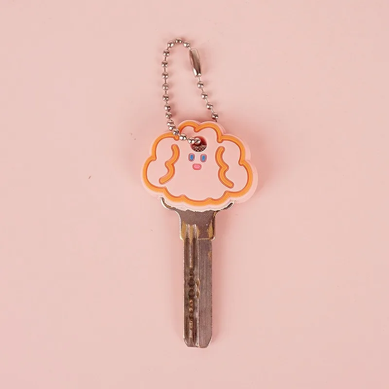 Keychain Case Cover Cartoon Silicone Protective For Key Control Dust Holder Organizer Home Supplies