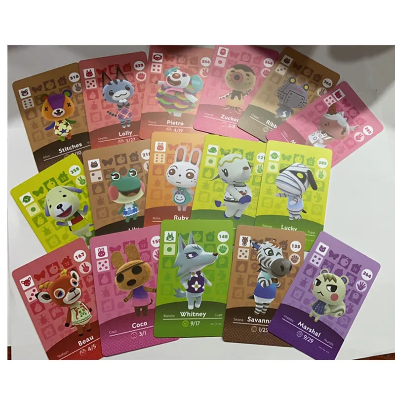 Карта пересечения животных 16 шт. Поддержка игр NS NFC 3DS Amiibo мини стандарт на