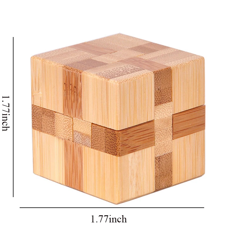 Wooden Brain Teaser 3D Puzzle Educational Toy
