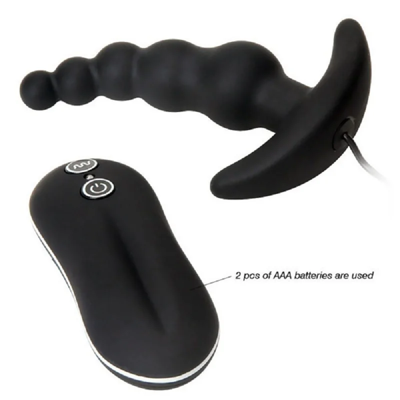 Anal Plug Dildo Vibrator Erotic 10 Frequency Vibrating Prostate Massager Anal Beads Butt Plug Vibrators For M_voghion.com