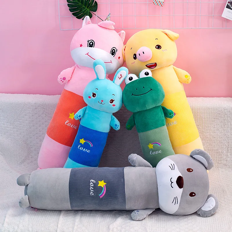 Мягкое Животное с мышонком из мультфильма, милые подушки жир свинка Лягушка Кролик Плюшевые игрушечные единороги мягкие милое детское платье для дня рождения, Рождественский подарок