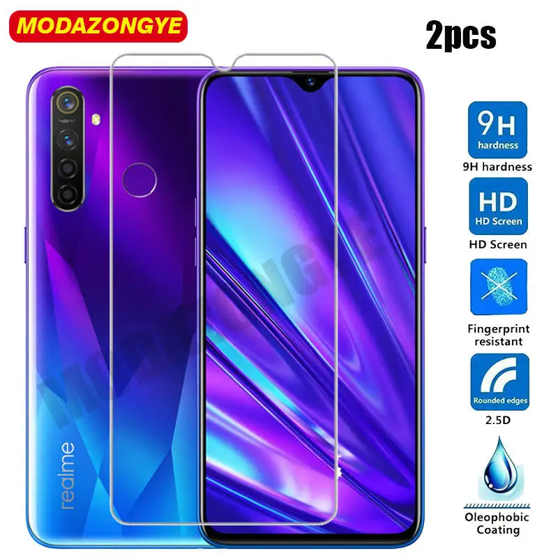 

2 Pcs Realme 5 Pro Tempered Glass Oppo Realme 5 Pro Glass Screen Protector Oppo Realme 5 Pro Realme5 Pro RMX1971 Protective Film