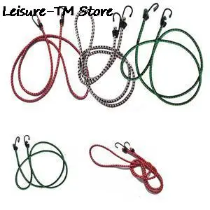 1.5M 1 Stretch Car Luggage Roof Rack Strap Hooks Elastic Bungee Cords Hooks lightweight Bikes Rope Tie bungee cords