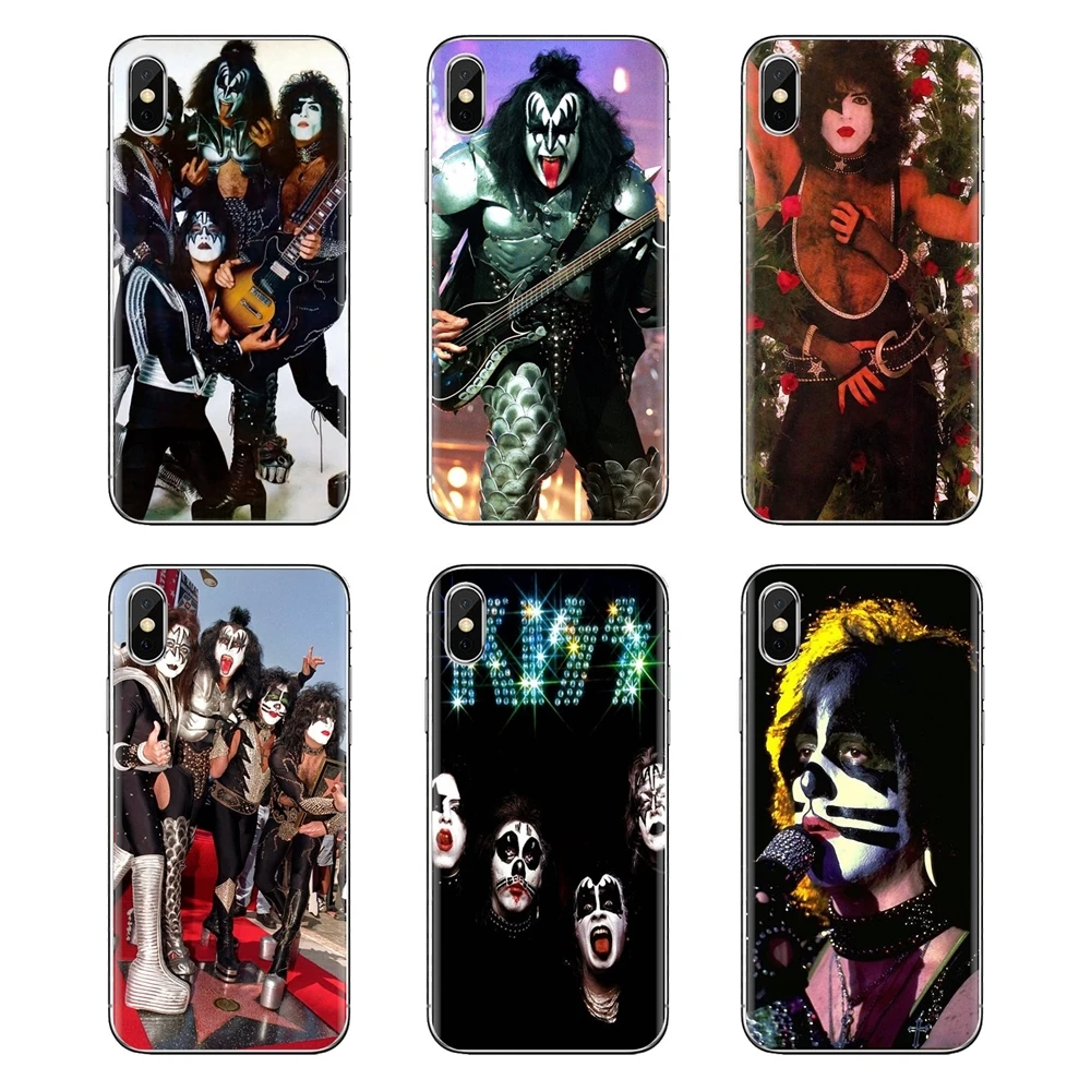 USA America KISS Rock band Printed Silicone Phone Case For Samsung Galaxy J1 J2 J3 J4 J5 J6 J7 J8 Plus 2018 Prime 2015 2016 2017 |