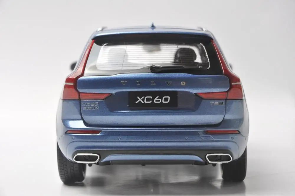 Модель литая под давлением для Volvo XC60 Sport XC 2018 Blue SUV игрушечная машинка из сплава