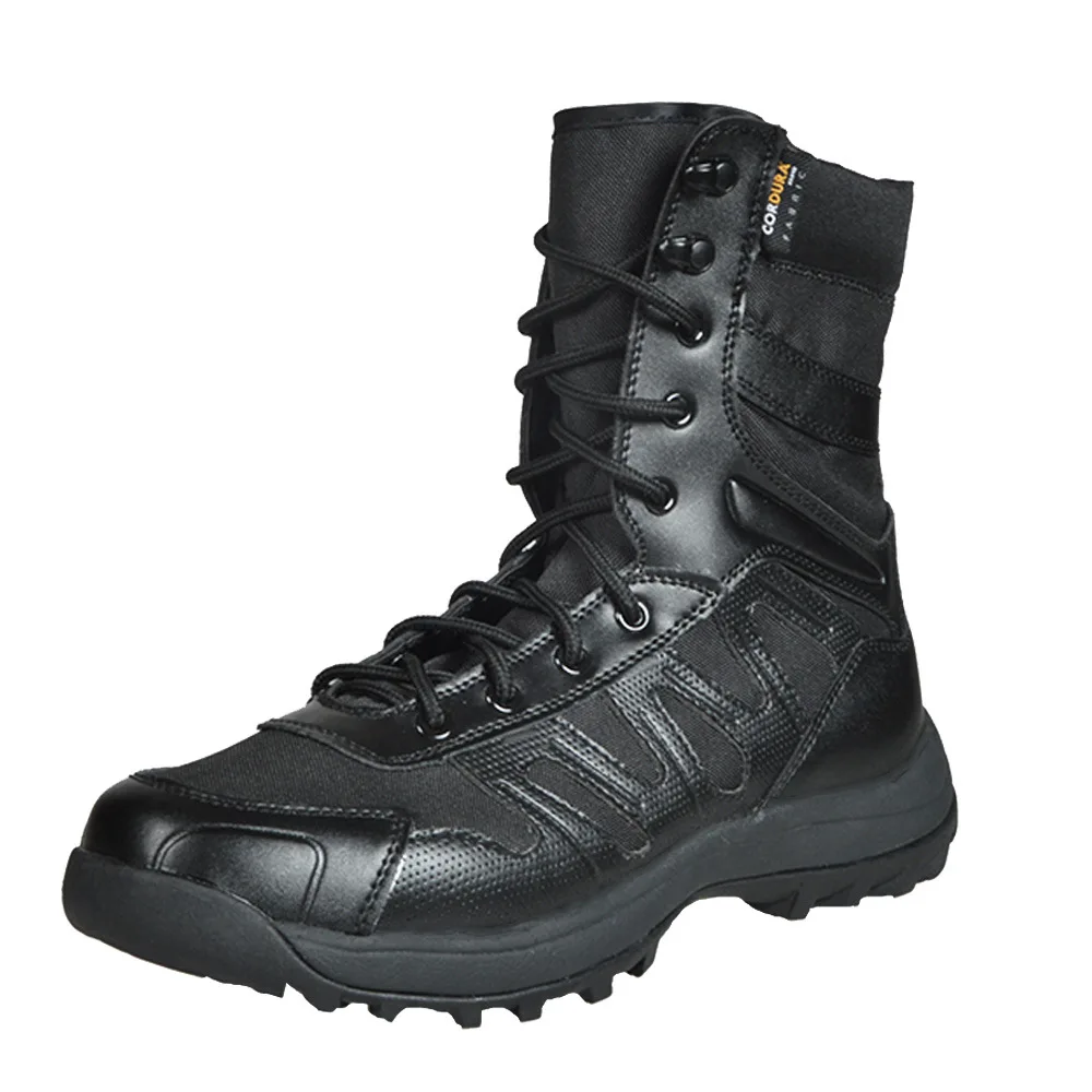 

Ultra-Light Canvas Tactical Boots Waterproof Outdoor Hiking Boots Special Forces Breathable Combat Boots Outdoor Training Wear-R