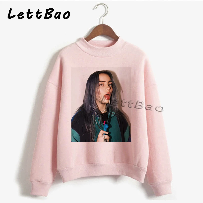 Billie Eilish толстовки свитер уличная Эстетическая Готическая Moletom Feminino Ullzang Harajuku на заказ Женская толстовка Femme 90s