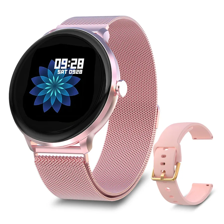 Reloj inteligente para hombre y mujer, Smartwatch con Bluetooth, Monitor de ritmo cardíaco y sueño, resistente al agua IP68 para Xiaomi
