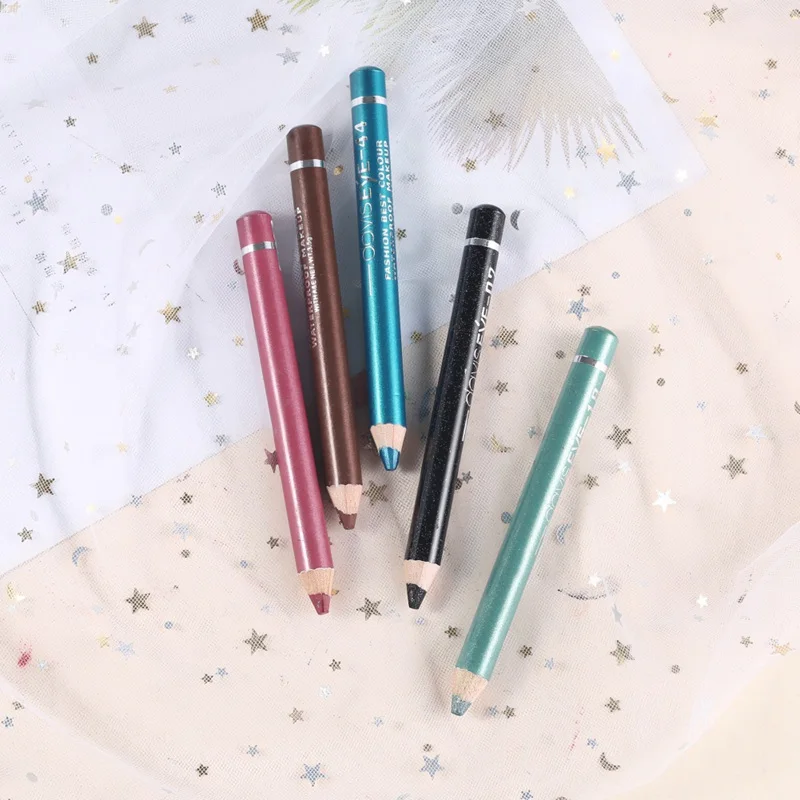 New Arrival Easy To Color Eyebrow Pencil Face Maquiagem Eye Makeup Smudge-proof Colorfast Lip Eye Brow Pencil With Sharpener